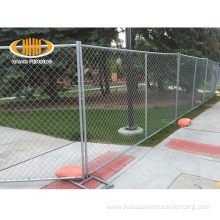Heavy duty galvanized 6x12 chain link temporary fence